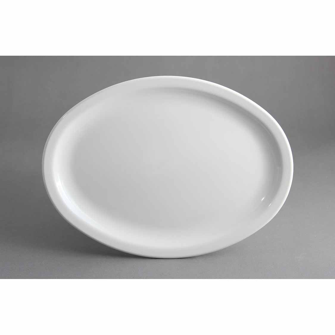 ECO 13" OVAL PLATE - IVORY - EFAY # 120313