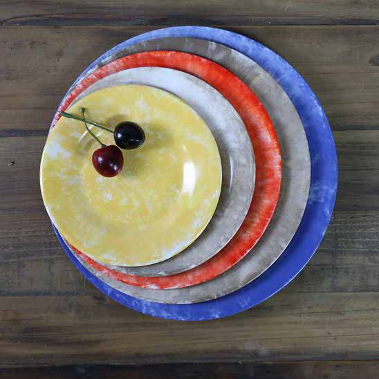 BR 7" PLATE - BLACK - EFAY # 122907RDBK