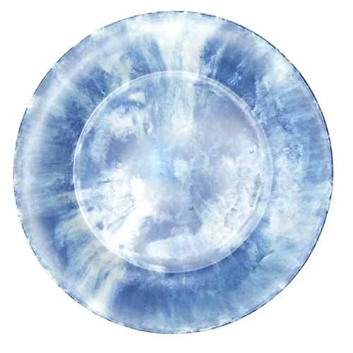 8'' PLATE - BLUE - EFAY # 122908OI