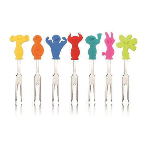 SNACK MARKERS PARTY PEOPLE SET OF 8 - ASSORTED - VACU VIN # 1841060