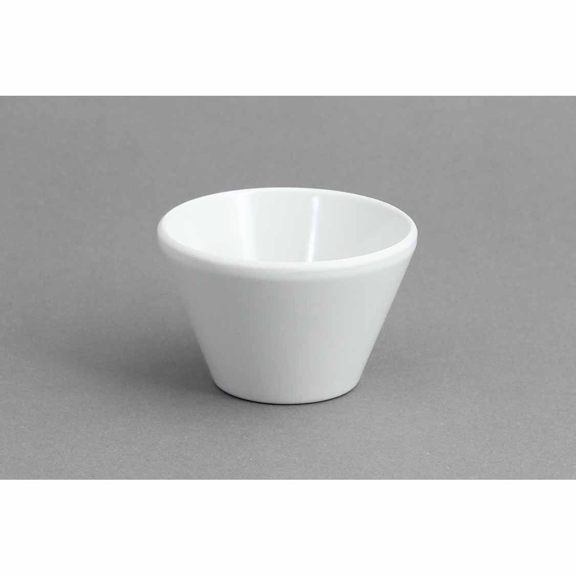 VELOCITY 4" V SHAPE BOWL - IVORY - EFAY # 207204