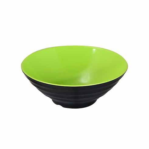 BR 9" FAITH BOWL - GREEN APPLE/BLACK - EFAY # 218209GRBK