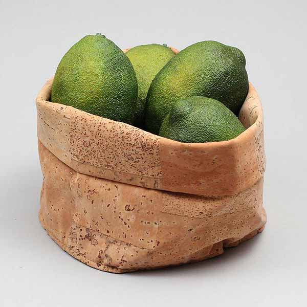 CORK BASKET 176X176X150MM CYLINDER BASKET - ASSORTED - EFAY # 219407