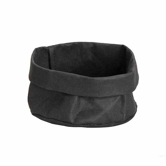 WABISABI WASHABLE BAG CYLINDER - BLACK - EFAY # 220107BK