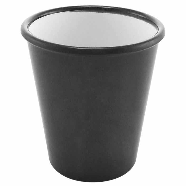 ENAMEL LOOK 3" TUMBLER - BLACK - EFAY # 2210033