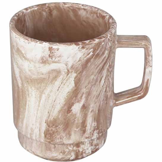 CLOUDY 12 OZ STACKABLE MUG - EARTH - EFAY # 302306EI