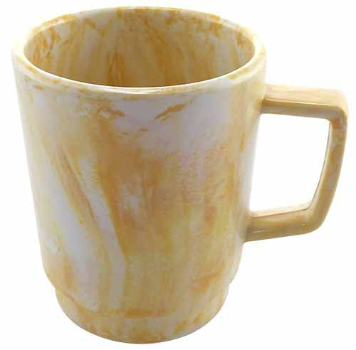 CLOUDY 12 OZ STACKABLE MUG - YELLOW - EFAY # 302306YI