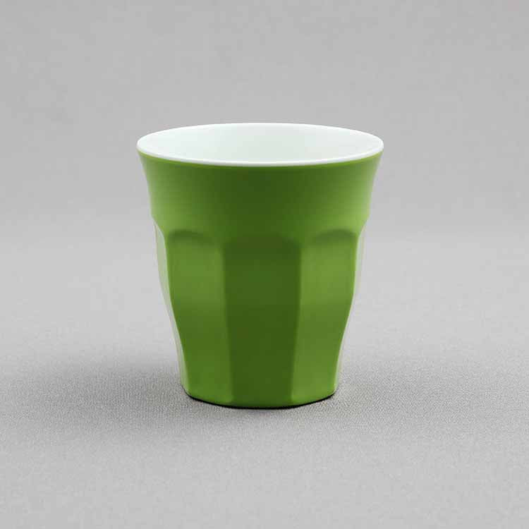 MACARON 6OZ TUMBLER - IVORY - GREEN - EFAY # 302706IVGR