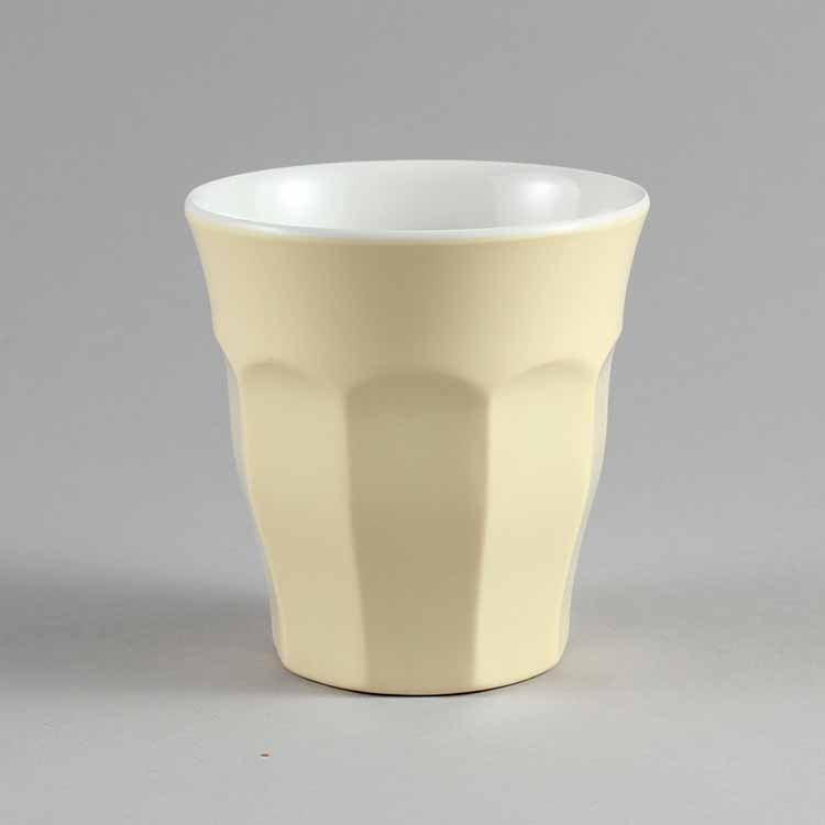 MACARON 10OZ TUMBLER - IVORY - PINE YELLOW - EFAY # 302710IVCW