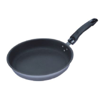 THREE LAYER STEEL TILT TYPE CERAMIC NON STICK FRYING PAN - SILVER - KITCHENWARE # 388101