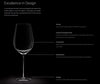Non Lead Crystal Temptation Decanter 750ml + Hong Kong Hip Bordeaux Glasses 770ml 2pcs