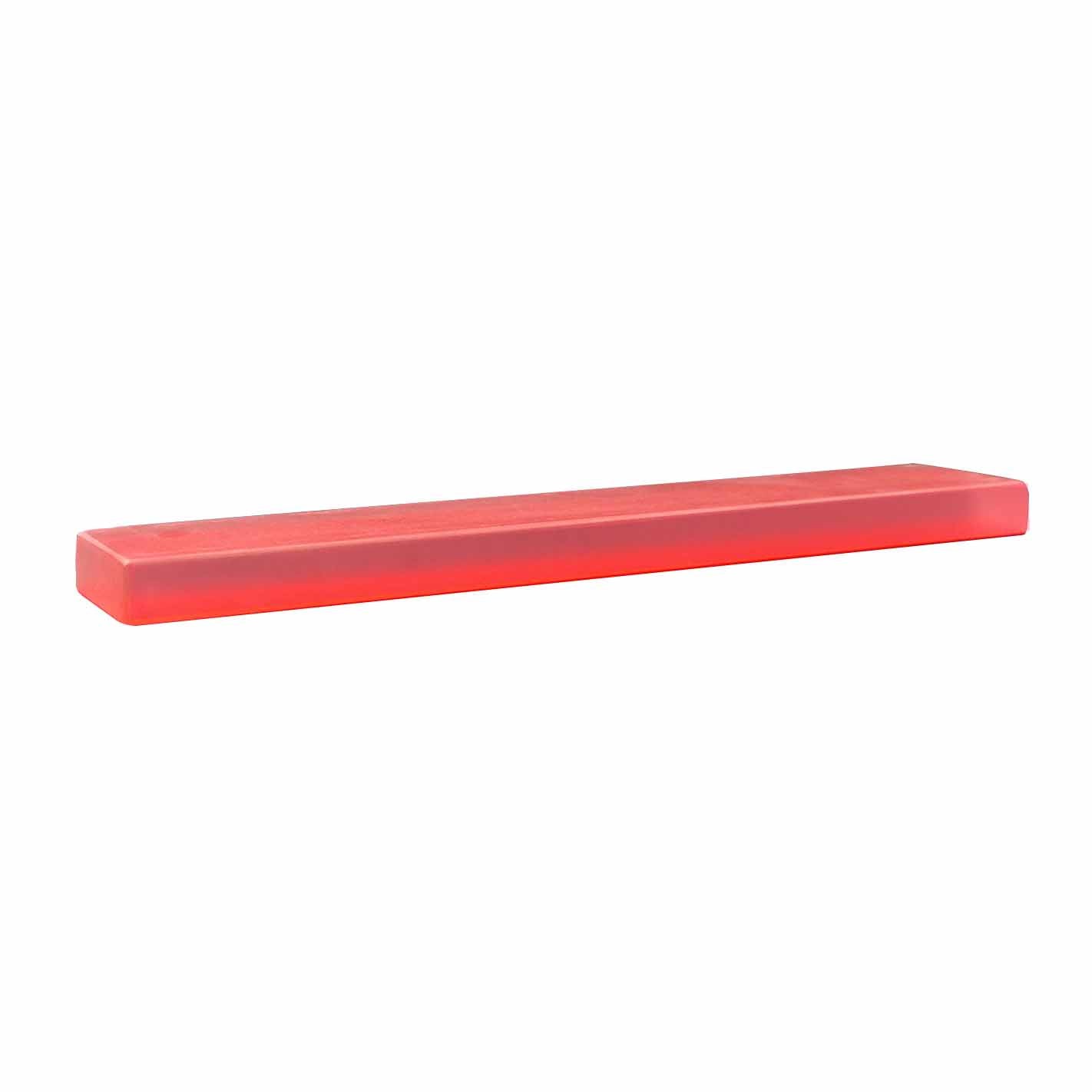 CRYSTAL PASTRY RECTANGULAR TRAY - RED - EFAY # 408212RD