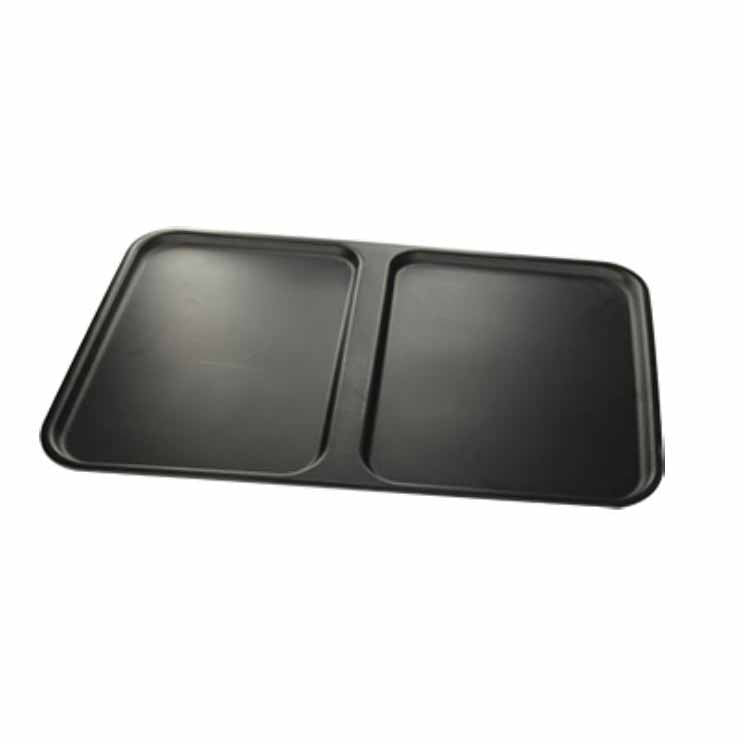 ZEN 21" REC TRAY 2 COMPARTMENT - BLACK - EFAY # 408521BK