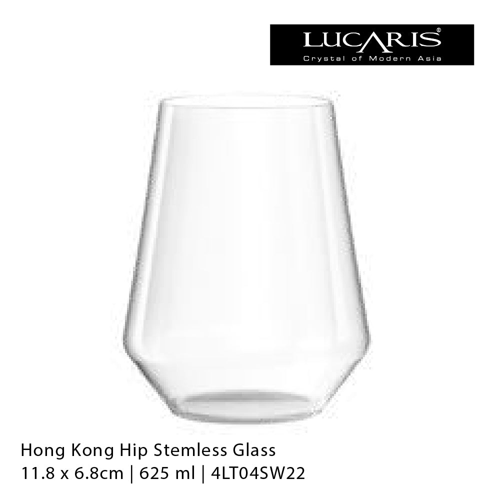 625ML HONG KONG HIP STEMLESS WINE GLASS 4LT04SW22