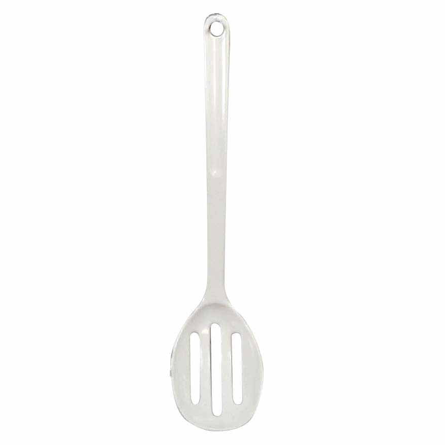 HELPER 11.5" ASOLD SLOTTED DELI SPOON - IVORY - EFAY # 502212IV