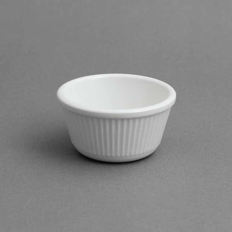 4 OZ FLUTED RAMEKIN - IVORY - EFAY # 503004F