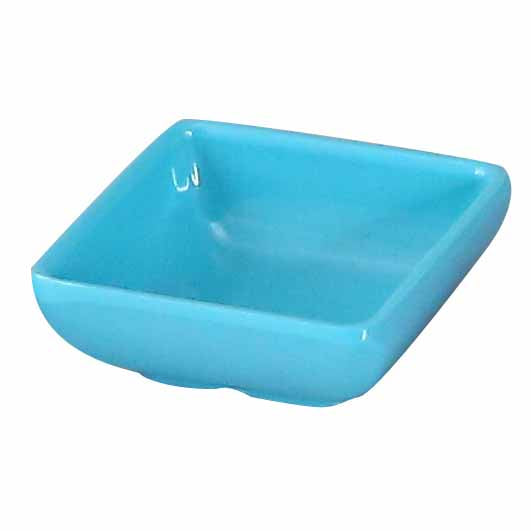 3'' SQUARE SAUCE DISH - FCUTIE RED - EFAY # 504003FB