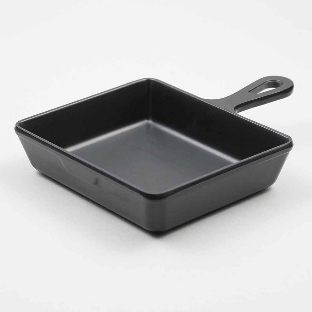 LITTLE CHEF 5'' MINI SQ PAN BLACK - BLACK - EFAY # 520105BK