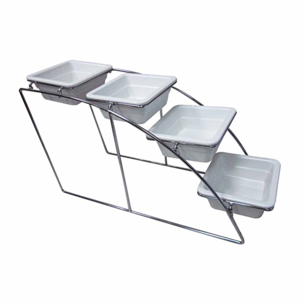 1/6 GN SYSTEM STAND - STAINLESS STEEL - EFAY # 901216SS