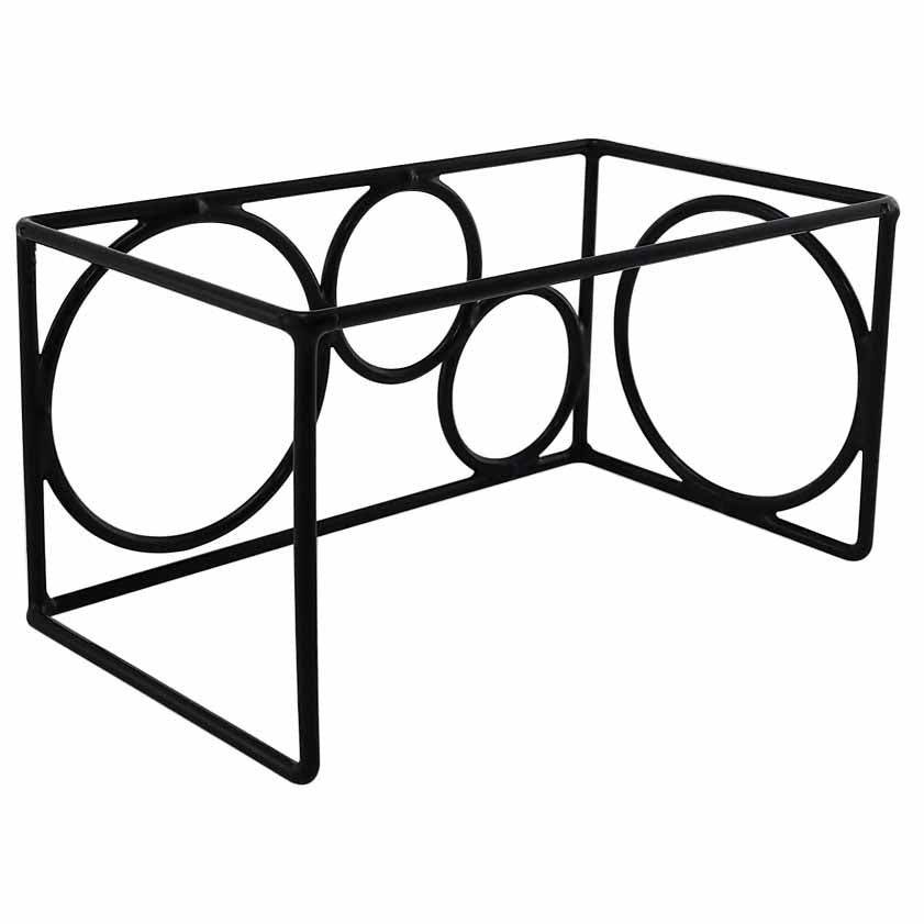 NON SLIP DISPLAY STAND - GN ELEMENT 6"H (1/3+1/6) - BLACK - EFAY # 901906BK