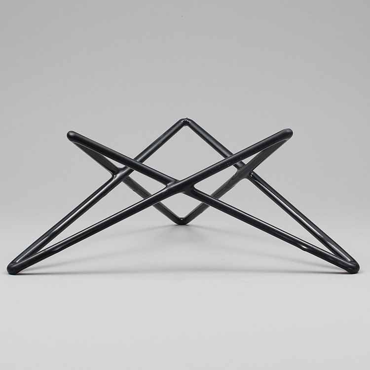 3D NON SLIP DISPLAY STAND - STAR 4''H - BLACK - EFAY # 920704BK