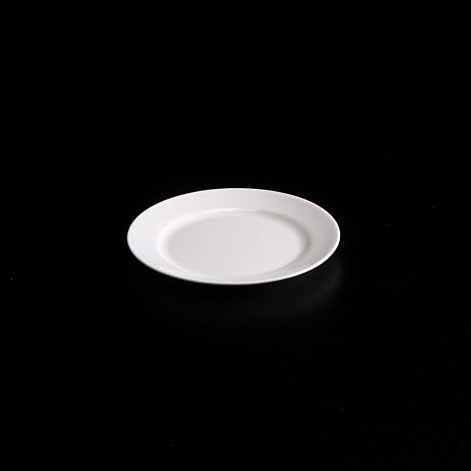 BONE CHINA RIM PLATE - WHITE - DON BELLINI # DB1010113