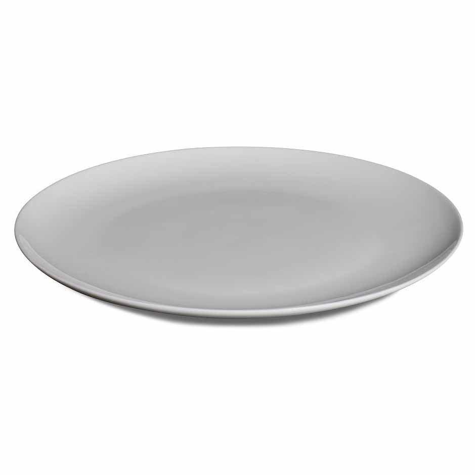 BONE CHINA RIM PLATE - WHITE - DON BELLINI # DB1010121