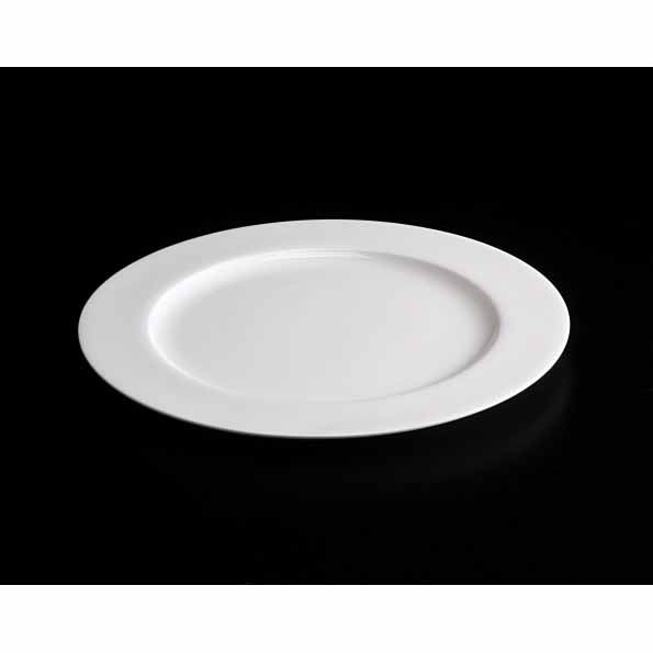 BONE CHINA RIM PLATE - WHITE - DON BELLINI # DB1010127