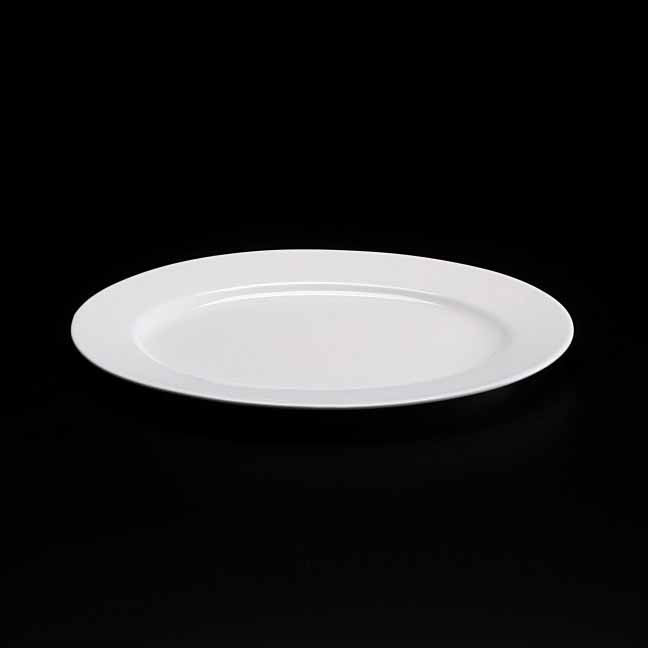 BONE CHINA OVAL RIM PLATTER - WHITE - DON BELLINI # DB1011131