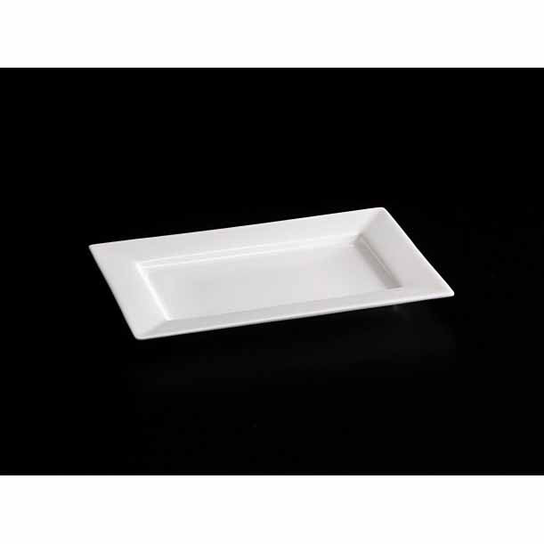 BONE CHINA RECT RIM DISH - WHITE - DON BELLINI # DB1013122