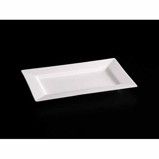 BONE CHINA RECT RIM DISH - WHITE - DON BELLINI # DB1013124