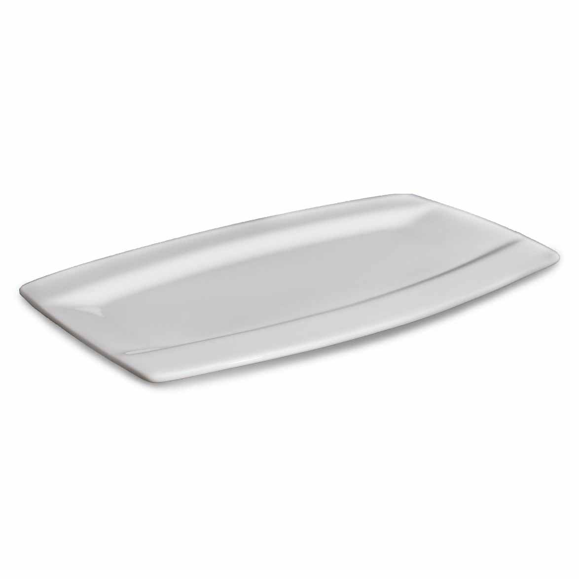 BONE CHINA RECT DISH - WHITE - DON BELLINI # DB1013224