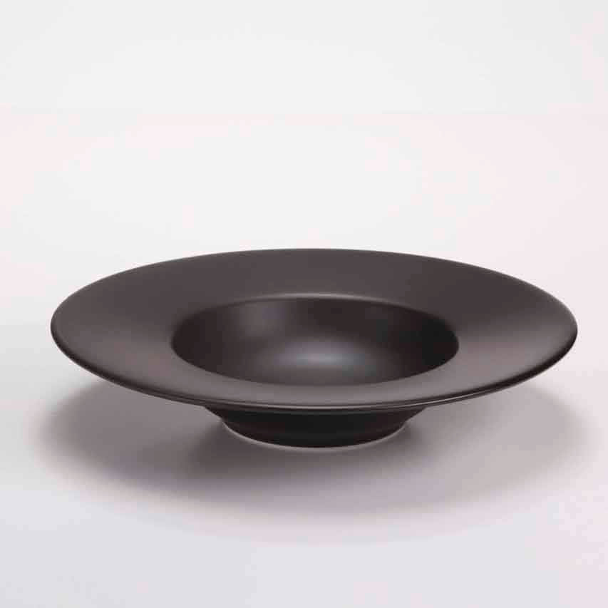 DE TERRA PASTA PLATE 10" l 25 CM - MATT BLACK - DON BELLINI # DB2110525