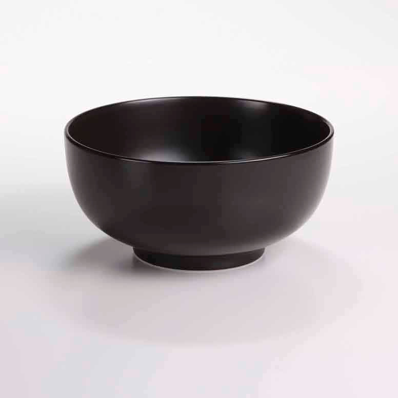 DE TERRA SOUP BOWL '5.75" l 15 CM - MATT BLACK - DON BELLINI # DB2120015
