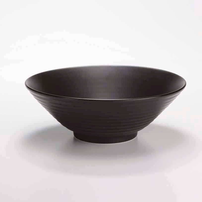 DE TERRA NOODLE BOWL 9" l 23 CM - MATT BLACK - DON BELLINI # DB2120023