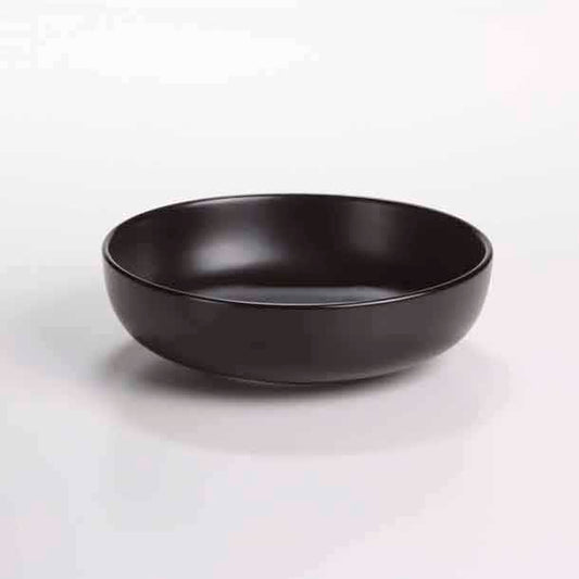 DE TERRA ROUND BOWL 6" l 15.5 CM - MATT BLACK - DON BELLINI # DB2129016
