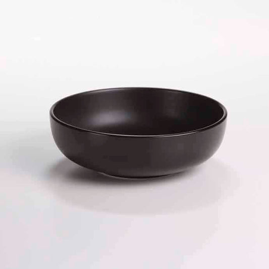 DE TERRA ROUND BOWL 7" l 17.5 CM - MATT BLACK - DON BELLINI # DB2129017