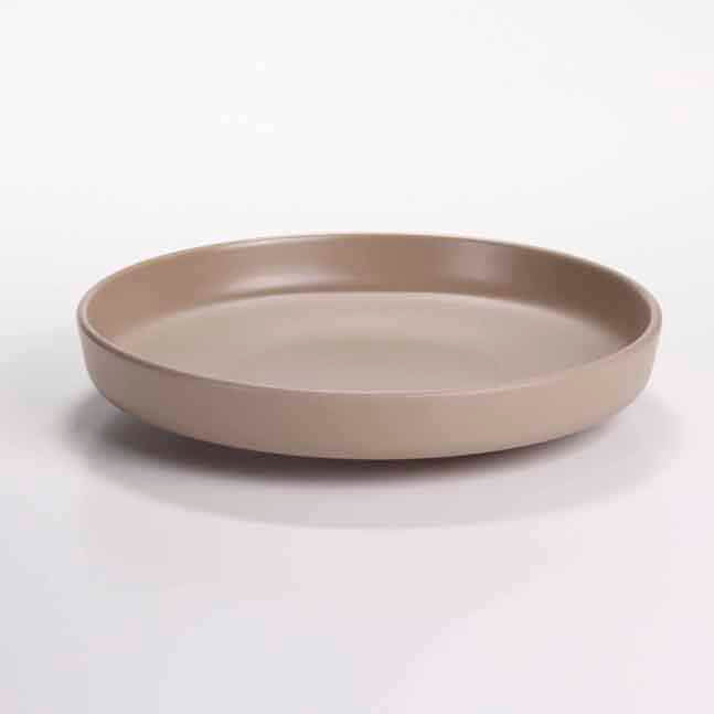 DE TERRA DEEP PLATE 9.25" l 24CM - SANDY KHAKI - DON BELLINI # DB2210224