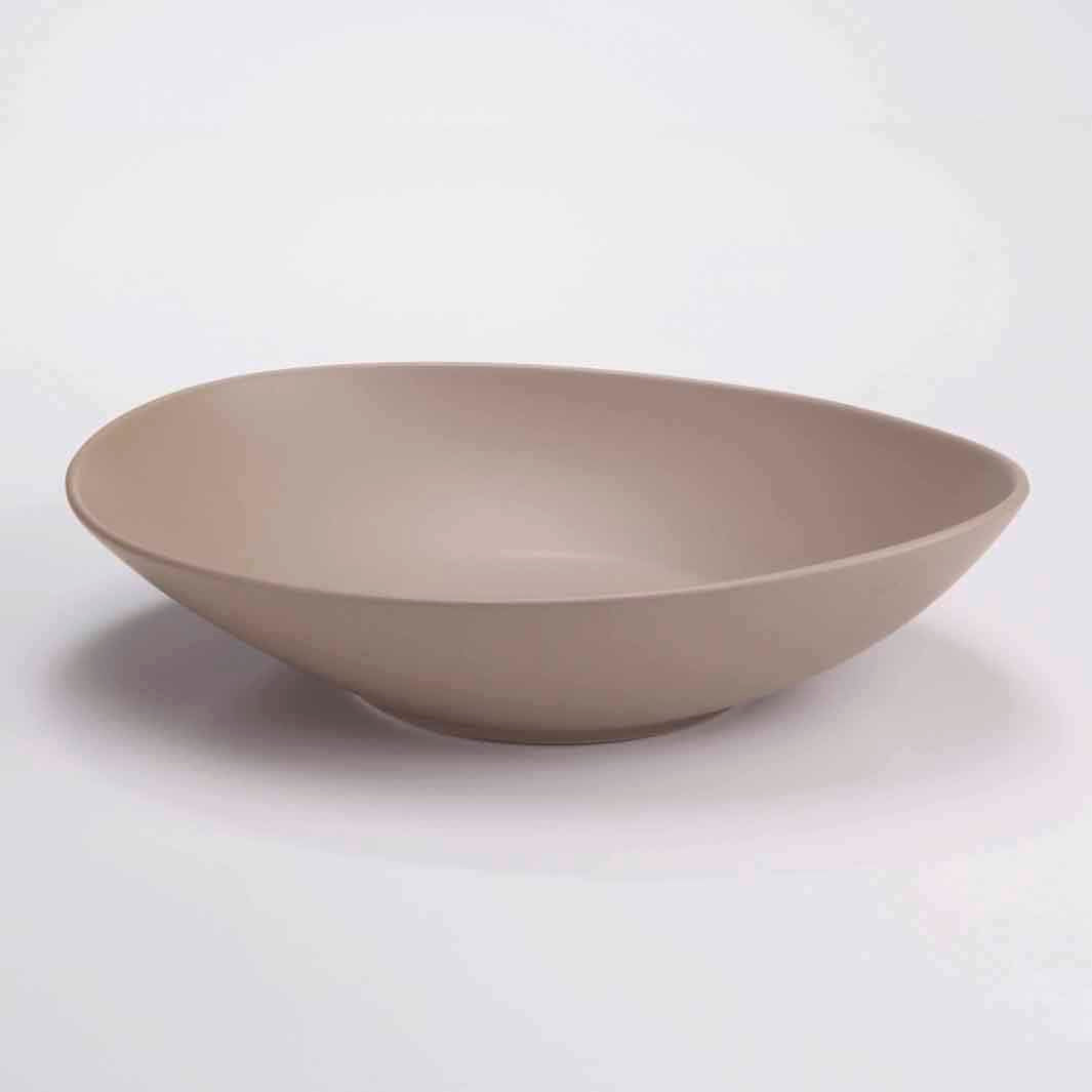 DE TERRA OVAL BOWL 11.5" l 29 CM - SANDY KHAKI - DON BELLINI # DB2221029