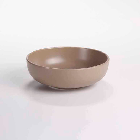 DE TERRA ROUND BOWL 7" l 17.5 CM - SANDY KHAKI - DON BELLINI # DB2229017
