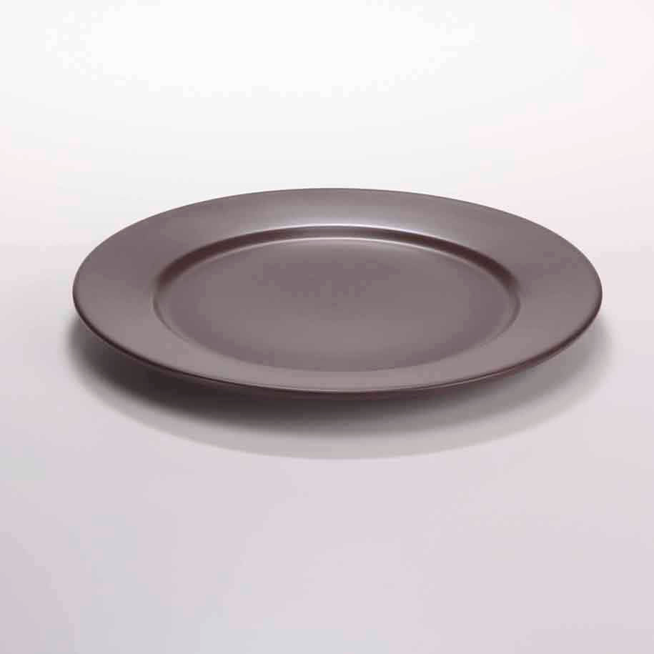 DE TERRA PLATE 11" l 28CM - DARK BROWN - DON BELLINI # DB2310128