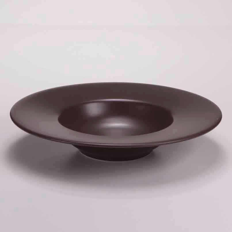 DE TERRA PASTA PLATE 10" l 25 CM - DARK BROWN - DON BELLINI # DB2310525