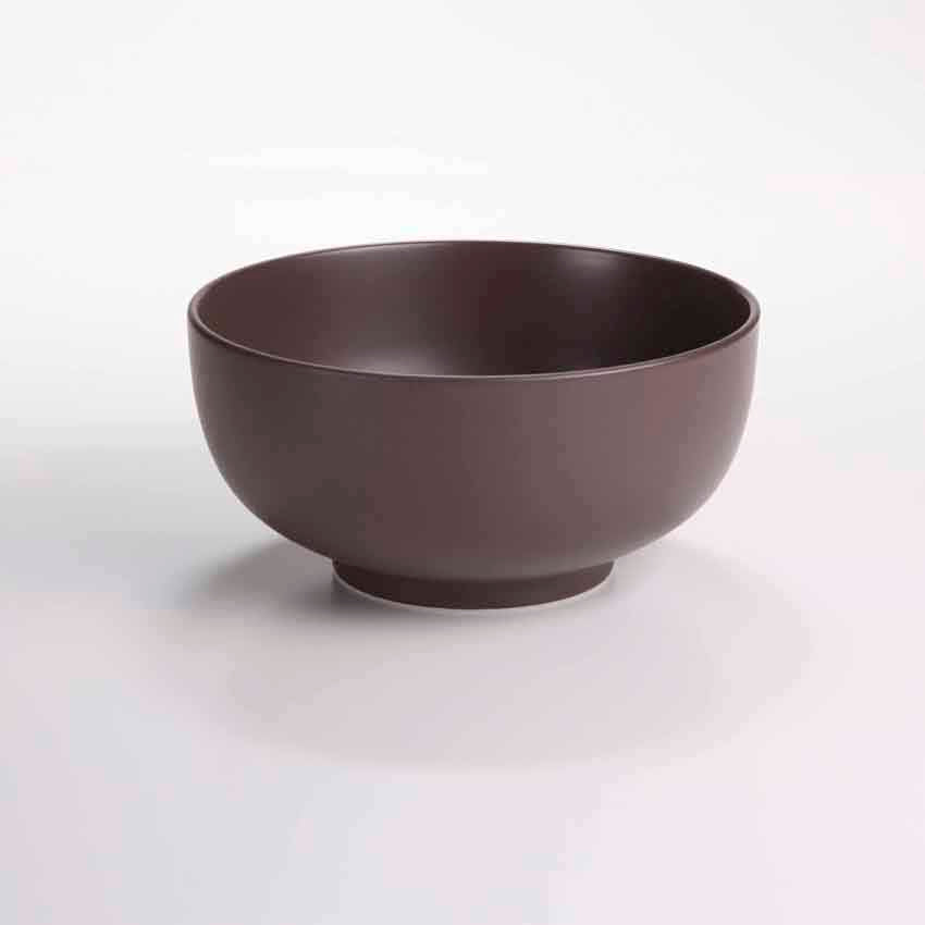 DE TERRA SOUP BOWL 5" l 13 CM - DARK BROWN - DON BELLINI # DB2320013