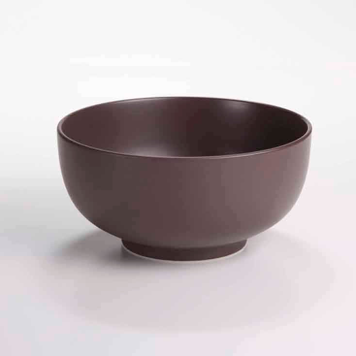 DE TERRA SOUP BOWL '5.75" l 15 CM - DARK BROWN - DON BELLINI # DB2320015