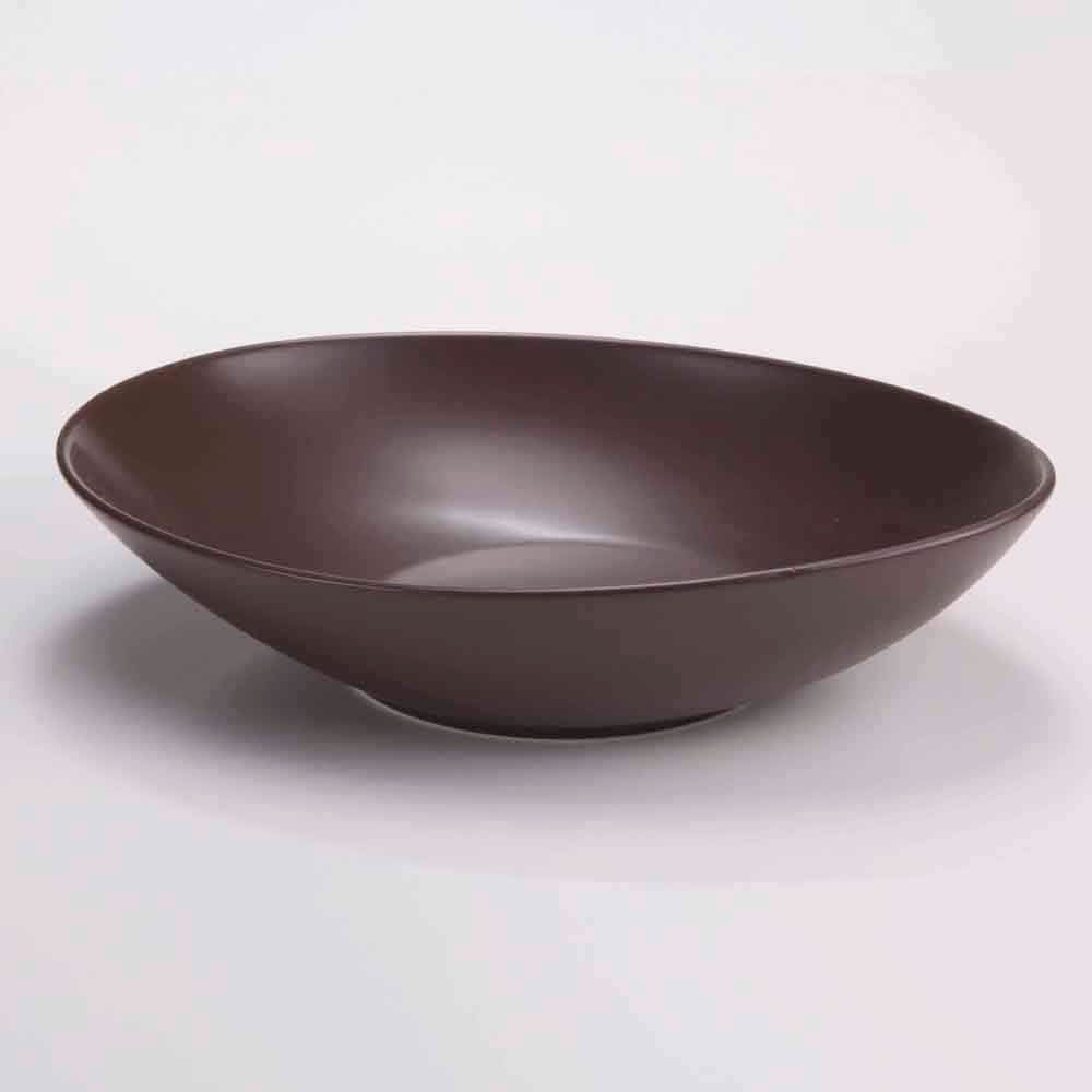 DE TERRA OVAL BOWL 11.5" l 29 CM - DARK BROWN - DON BELLINI # DB2321029