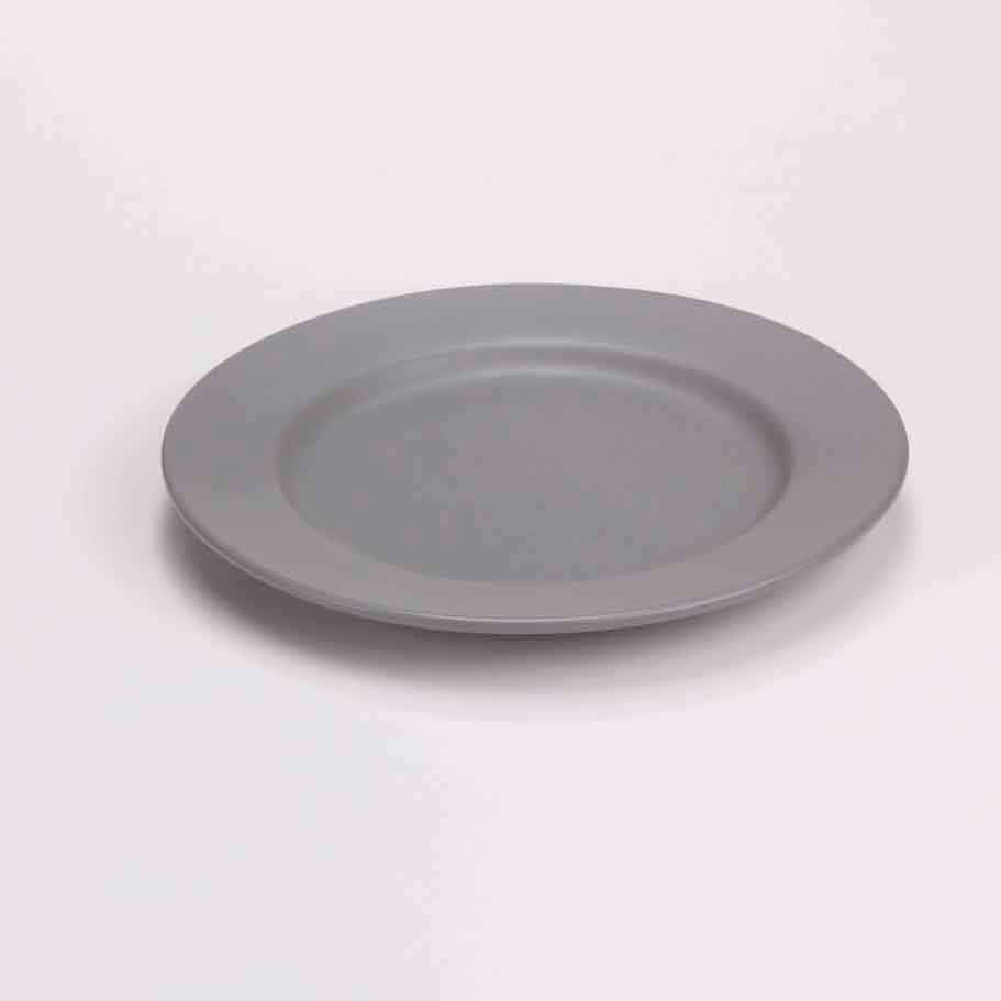 DE TERRA PLATE 8" l 20CM - LIGHT GREY - DON BELLINI # DB2410120