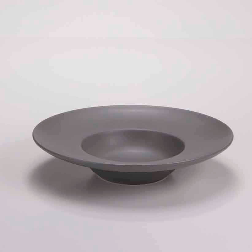 DE TERRA PASTA PLATE 9.25" l 24 CM - LIGHT GREY - DON BELLINI # DB2410524