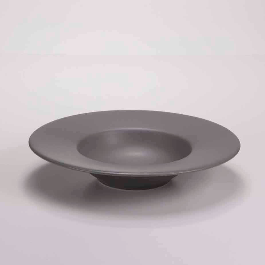 DE TERRA PASTA PLATE 10" l 25 CM - LIGHT GREY - DON BELLINI # DB2410525