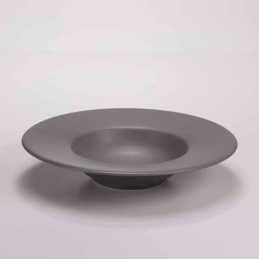 DE TERRA PASTA PLATE 12" l 30 CM - LIGHT GREY - DON BELLINI # DB2410530