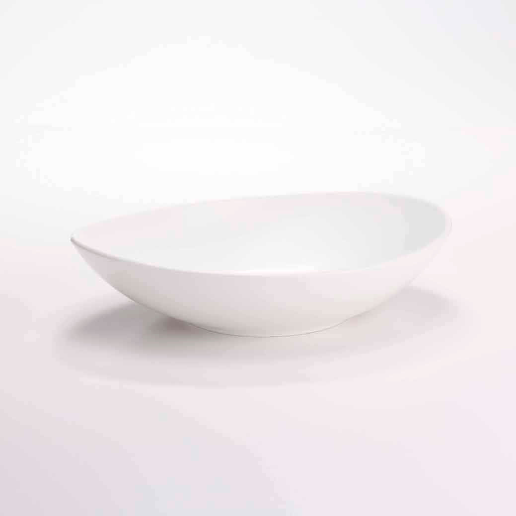 DE TERRA OVAL BOWL 9" l 23 CM - LUSTRE PEARL - DON BELLINI # DB2621023